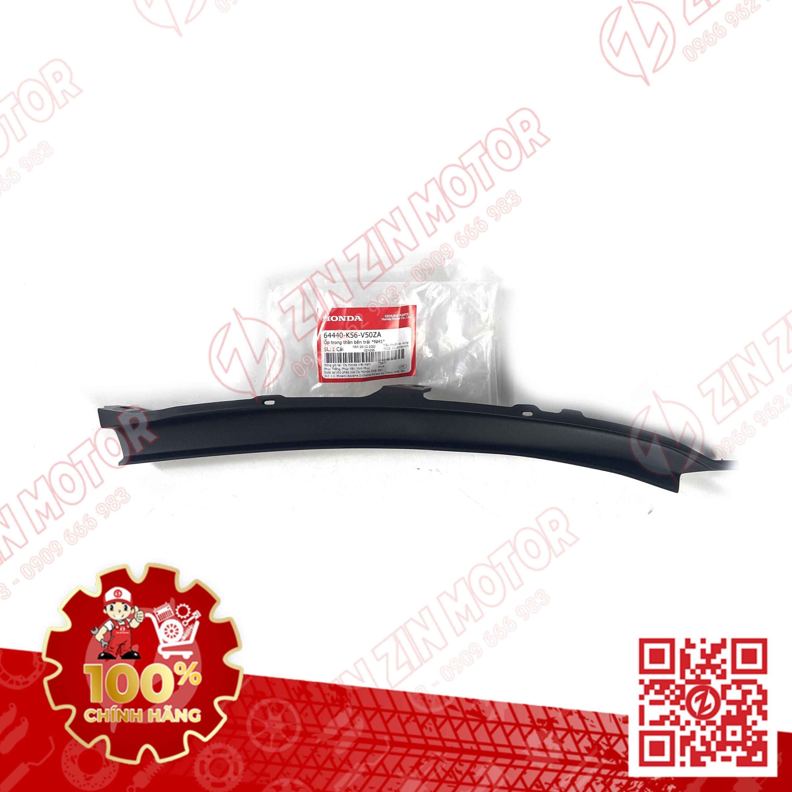 Nhựa Nhám Ốp Bụng, Nẹp Sườn Sau Winner X V2 2019+, RS150 V3 Trái