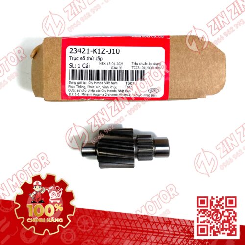 Nhông Hú Nhỏ, Nhông Cốt Láp AB 160, Air Blade 125 2022 2023+, Vario 160, Click 160, ADV 160 23421K1ZJ10 Chính Hãng Honda