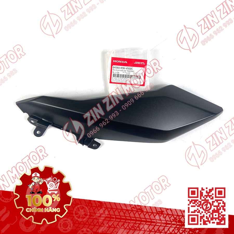 Ốp Đèn Pha Winner X V2 2019+ Trái Đen Nhám NHA76M