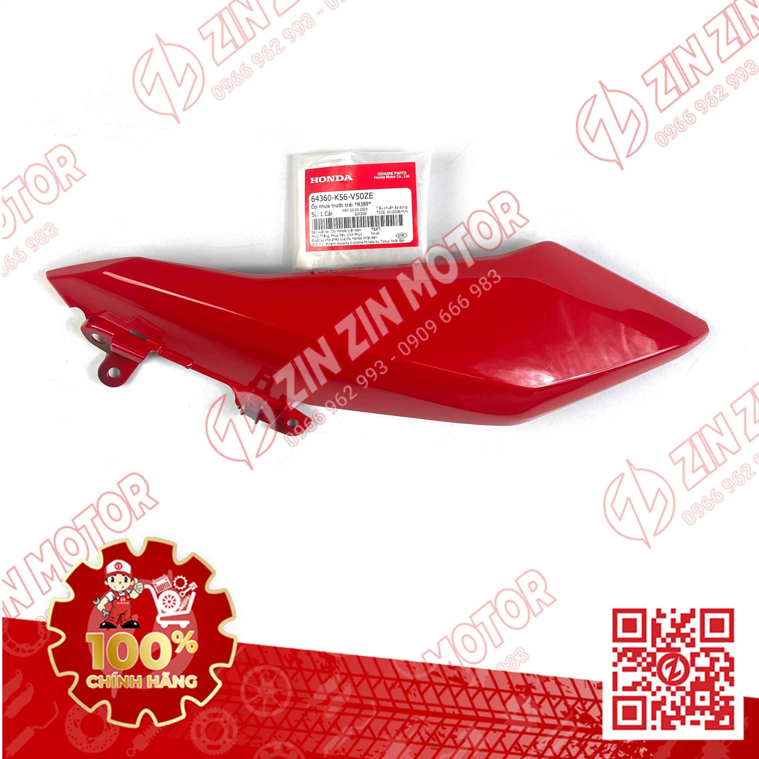 Ốp Đèn Pha Winner X V2 2019+ Trái Đỏ R389