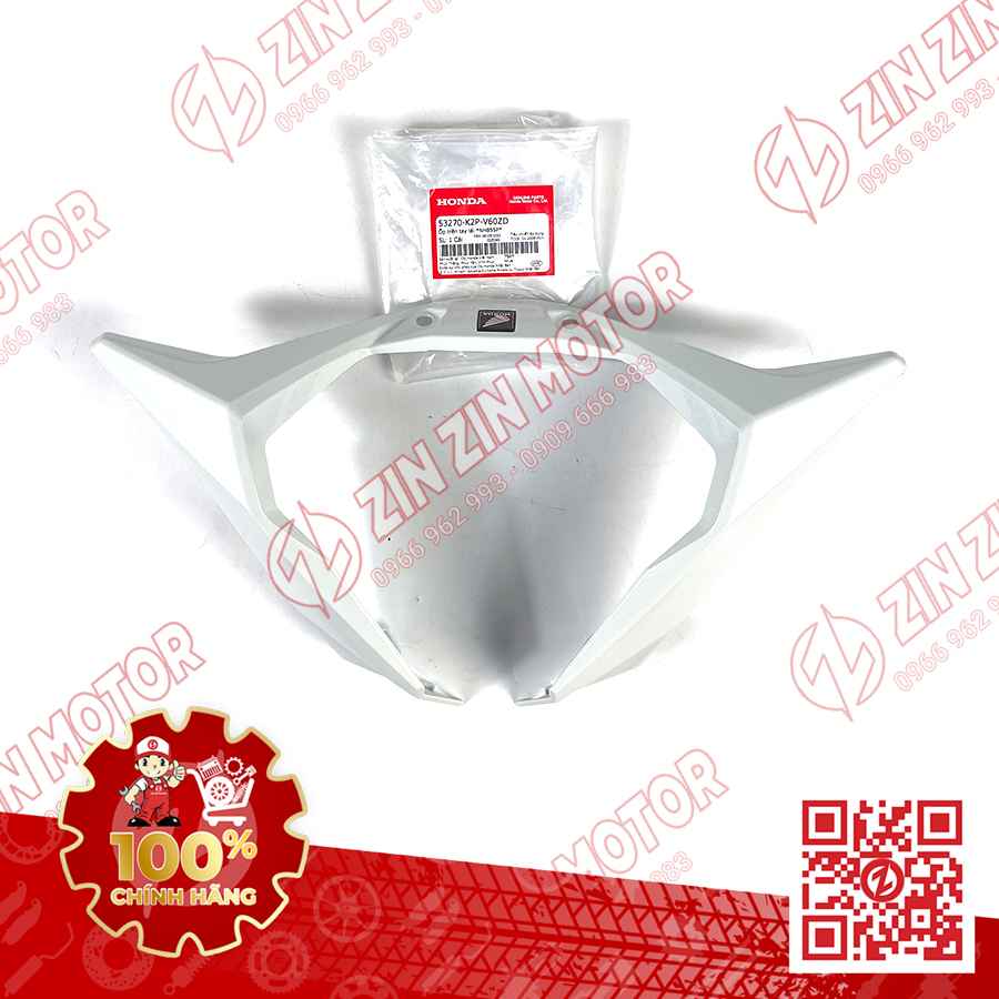 Nắp Trên Tay Lái, Ốp Viền Đồng Hồ Winner X V3 2022+ Trắng NHB55P