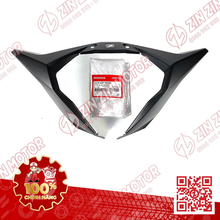 Nắp Trên Tay Lái, Ốp Viền Đồng Hồ Winner X V3 2022+, Winner X V4 2024 Đen Nhám NHA76M