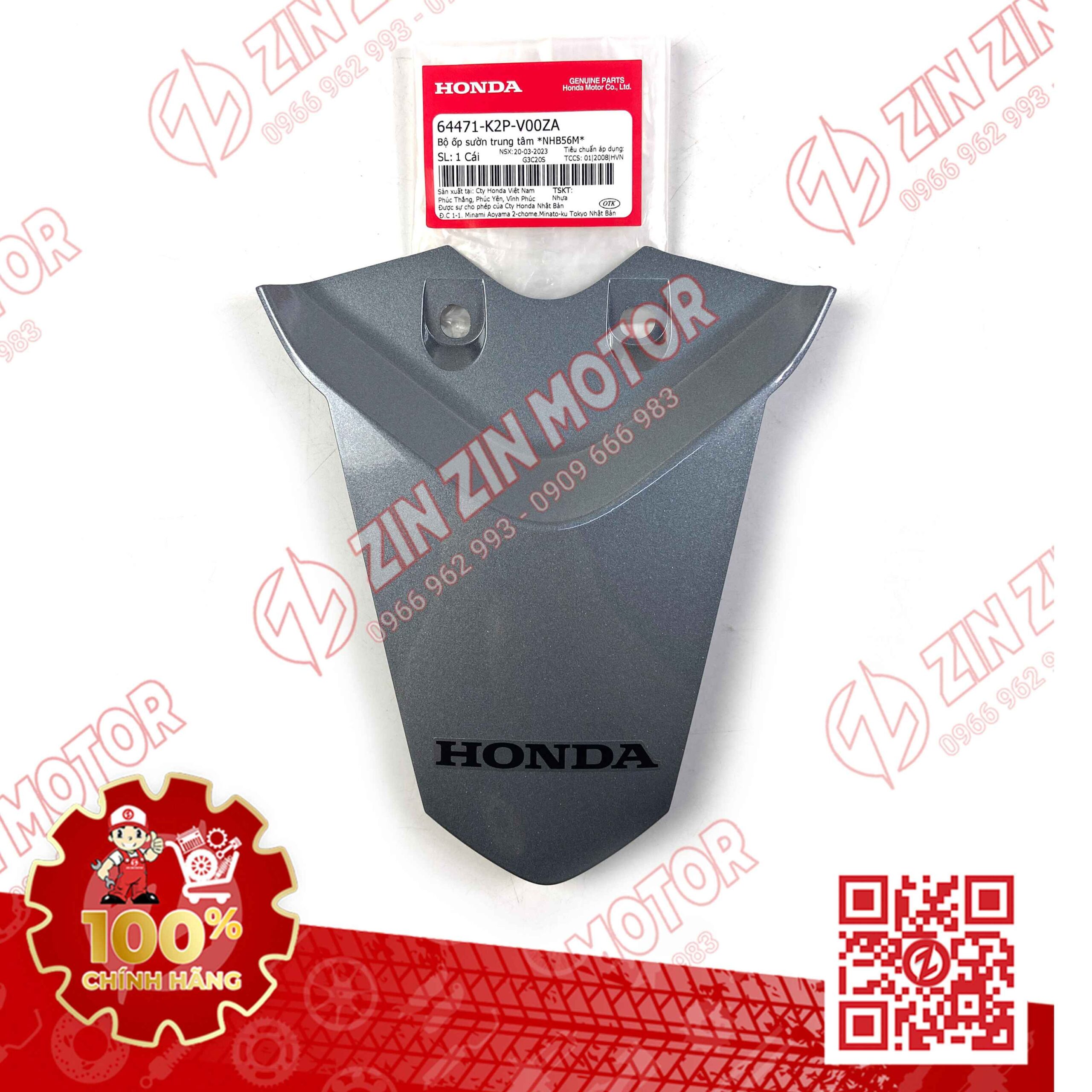 Mu Rùa Ốp Đuôi Sau Winner X V2 2019+ Bạc Có Sẵn Tem NHB56M