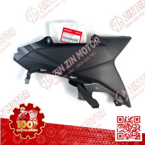 Nhựa Nhám PGM-FI, Ốp Gác Chân Vario 160, Click 160 Phải Đen