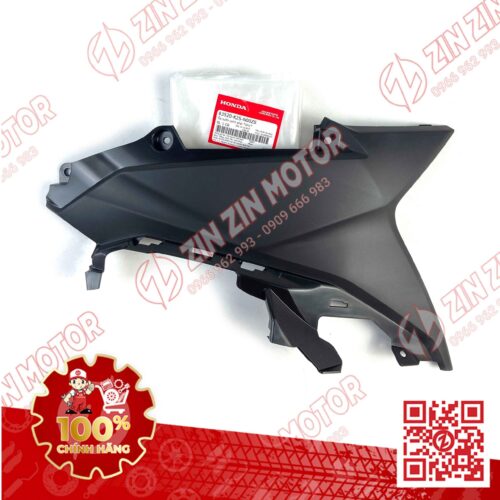 Nhựa Nhám PGM-FI, Ốp Gác Chân Vario 160, Click 160 Phải Đen