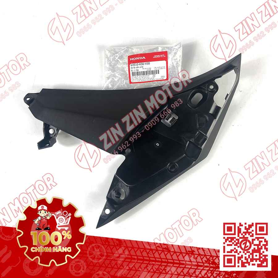Nhựa Nhám Ốp Trong Cánh Yếm Winner X V2 2019+, RS150 V3 Phải