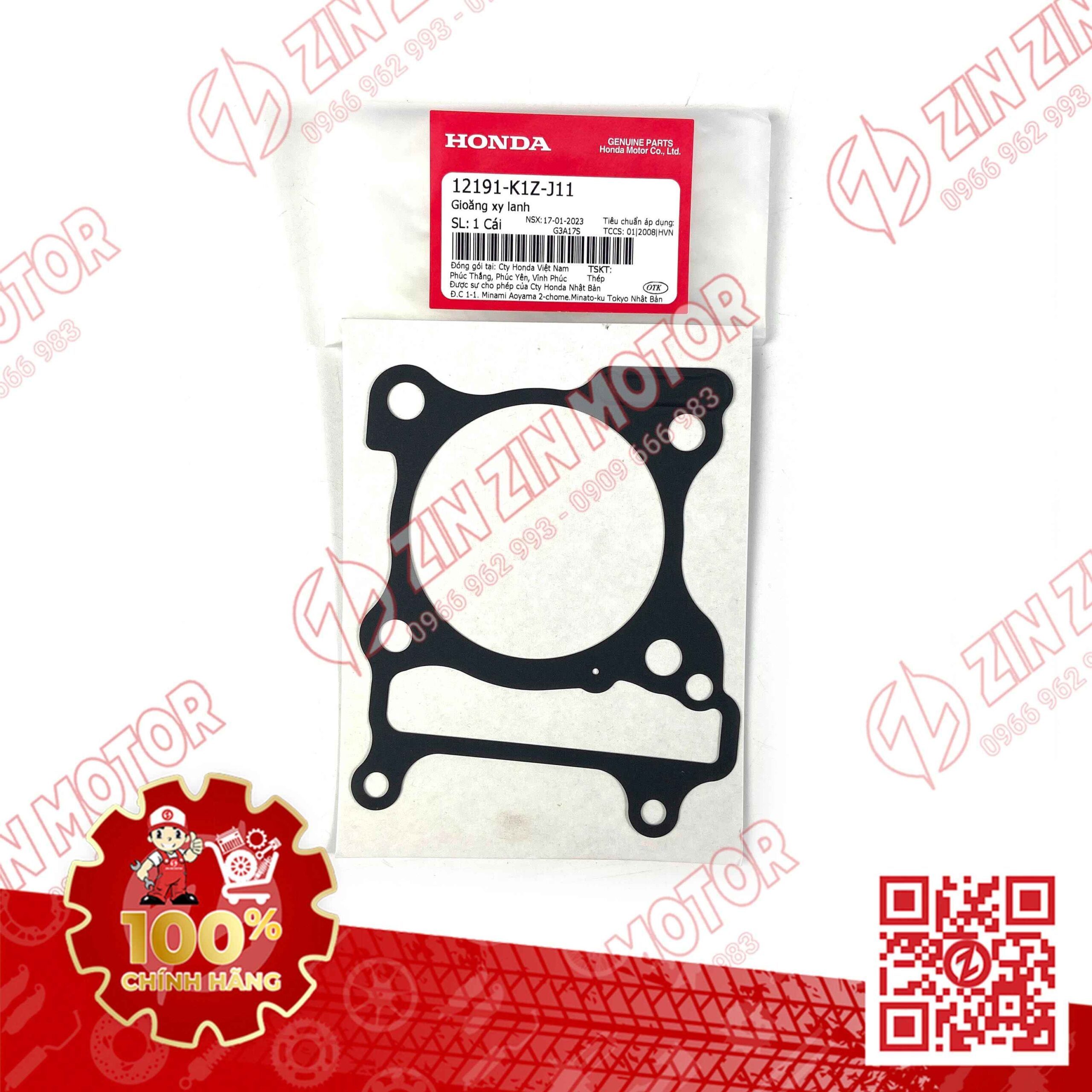 Gioăng Xy Lanh, Ron Chân Lòng Vario 160, PCX 160, ADV 160, AB 125/160 2026