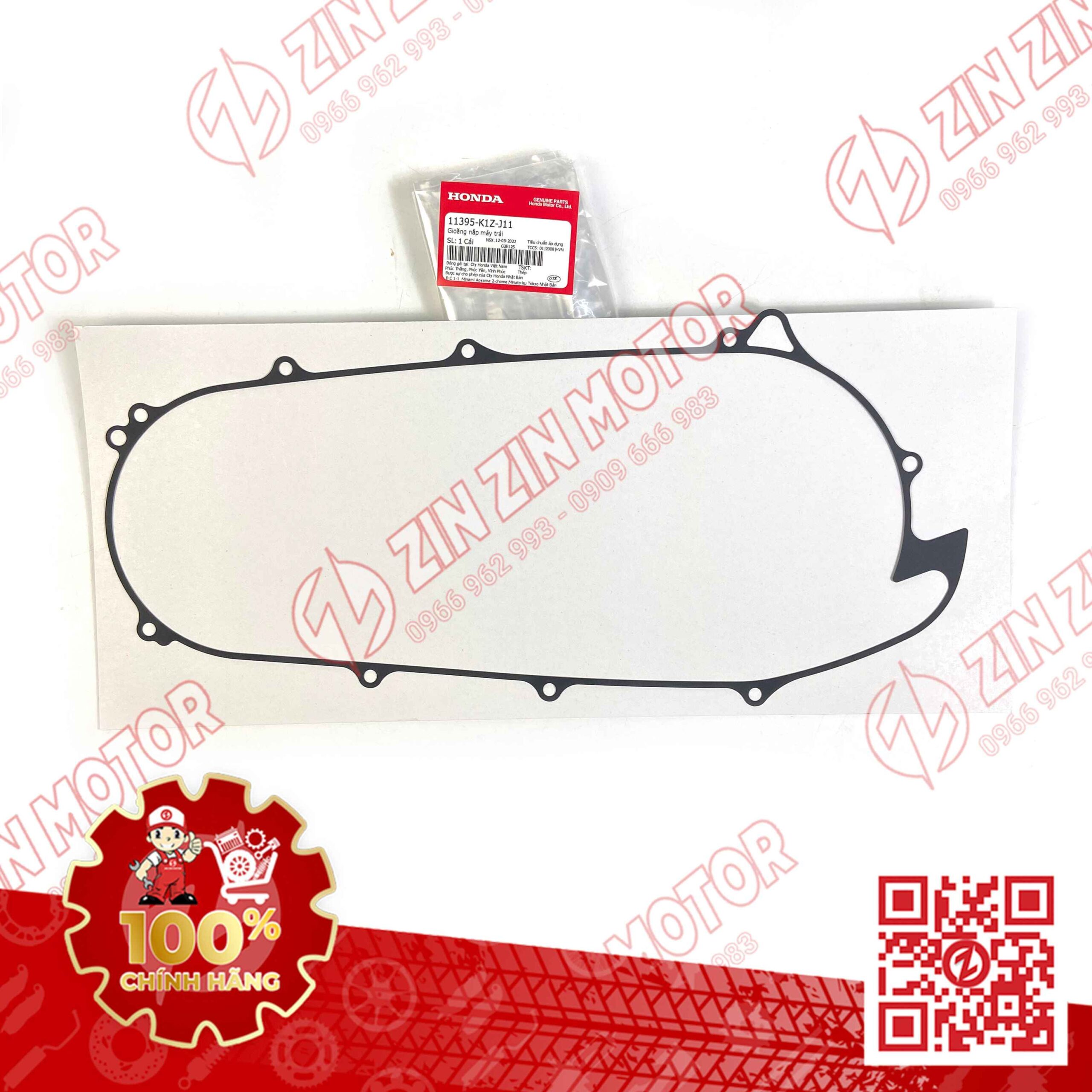 Gioăng Nắp Máy Trái, Ron Lốc Nồi Vario 160, PCX 160, ADV 160, AB 125/160 2026