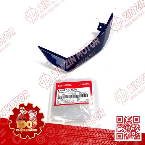 Ốp Nắp Trên Tay Lái, Tai Thỏ Vario 160, Click 160 Phải Xanh Dương PB421M