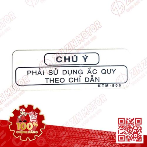Alternative view of Tem Hướng Dẫn Bình Điện Honda AB, Lead, Vision, Future Và Nhiều Dòng Xe