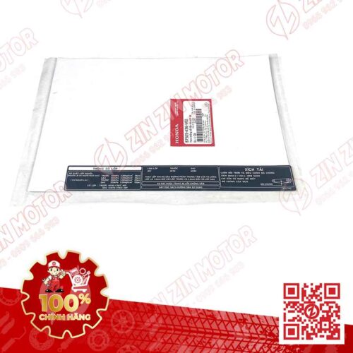 Tem Thông Số Winner V1, RS150 V1 V2 (Lốp Và Xích Tải)