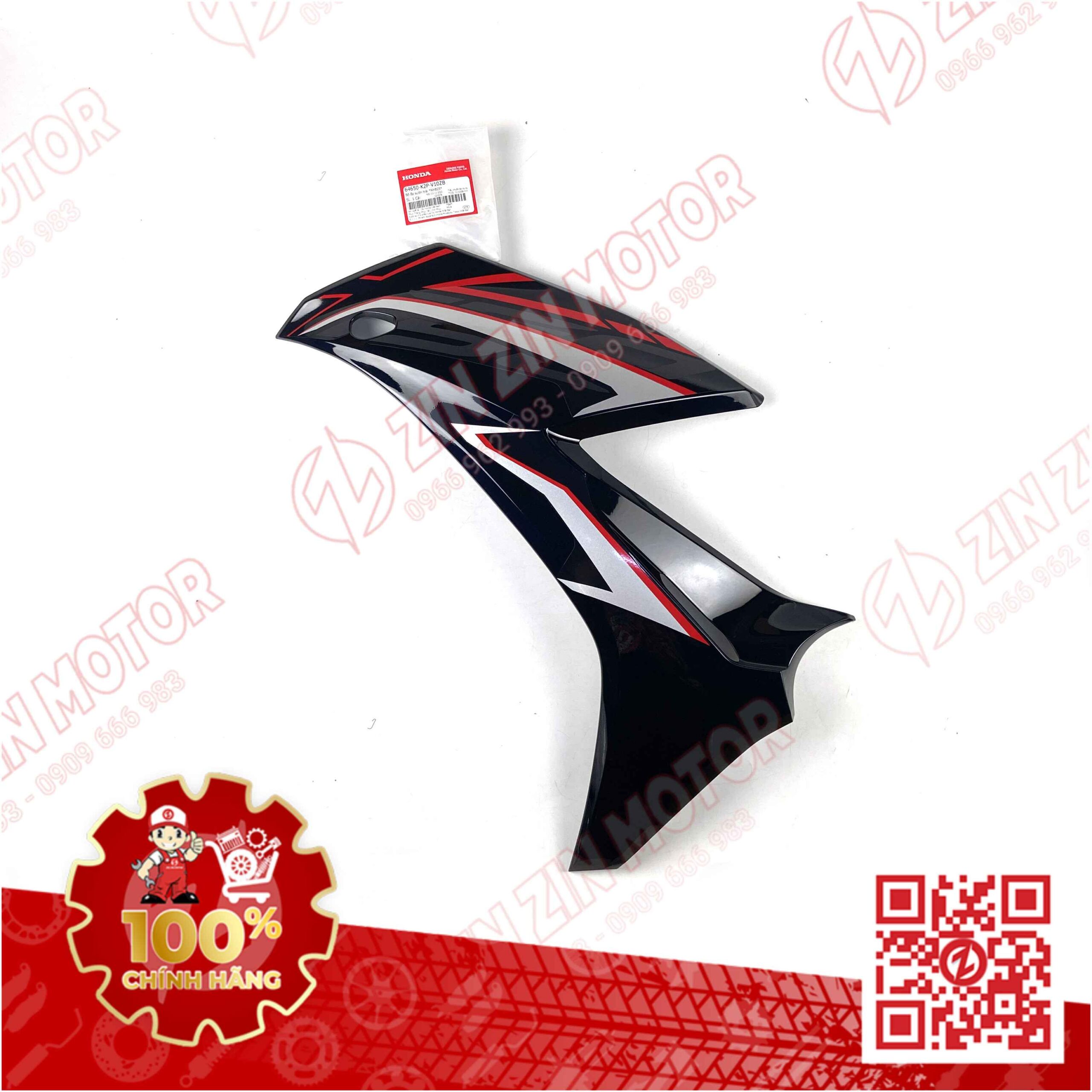 Cánh Bửng, Yếm Xe Winner X V2 2019+ Trái Đen Có Sẵn Tem Type3