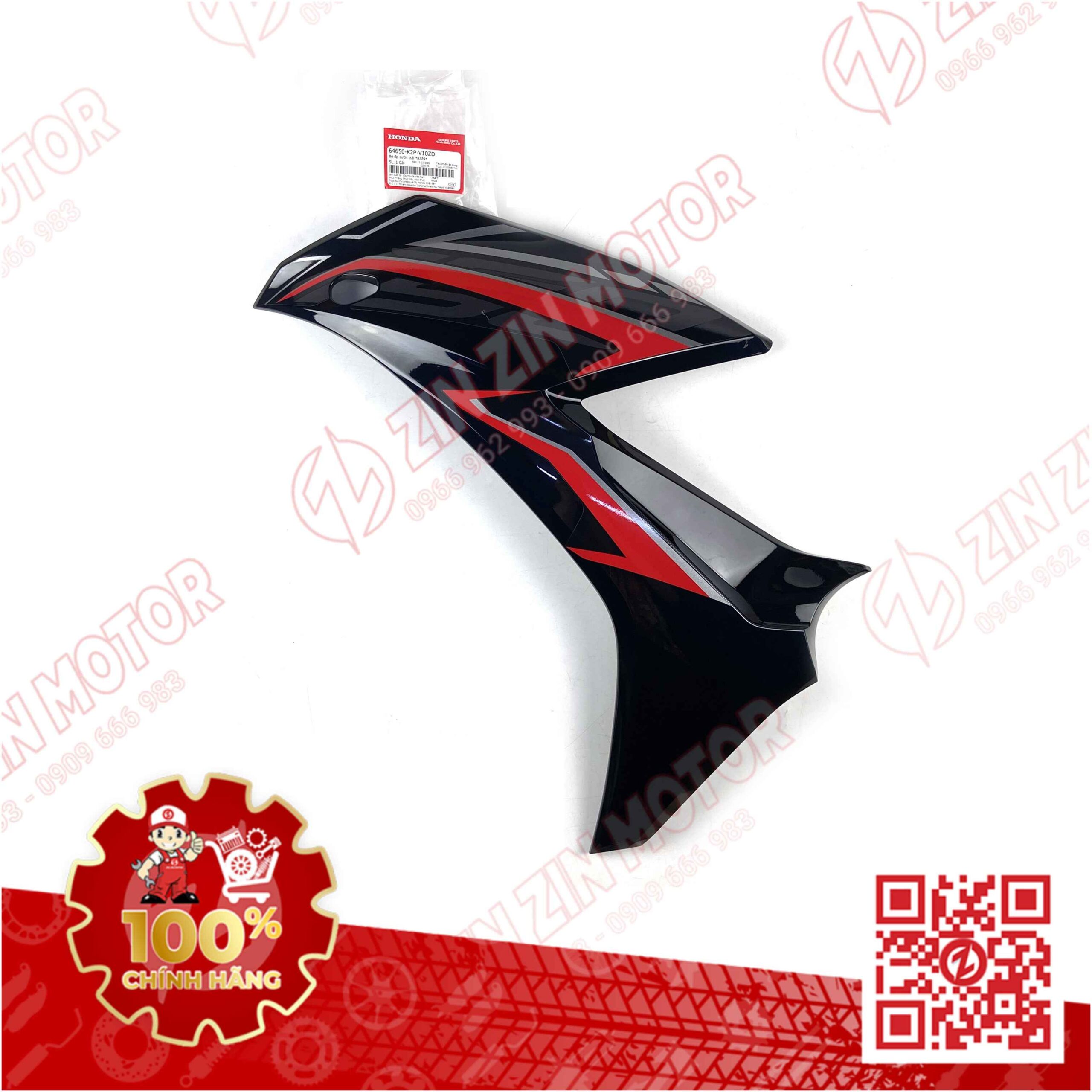 Cánh Bửng, Yếm Xe Winner X V2 2019+ Trái Đỏ Có Sẵn Tem Type1
