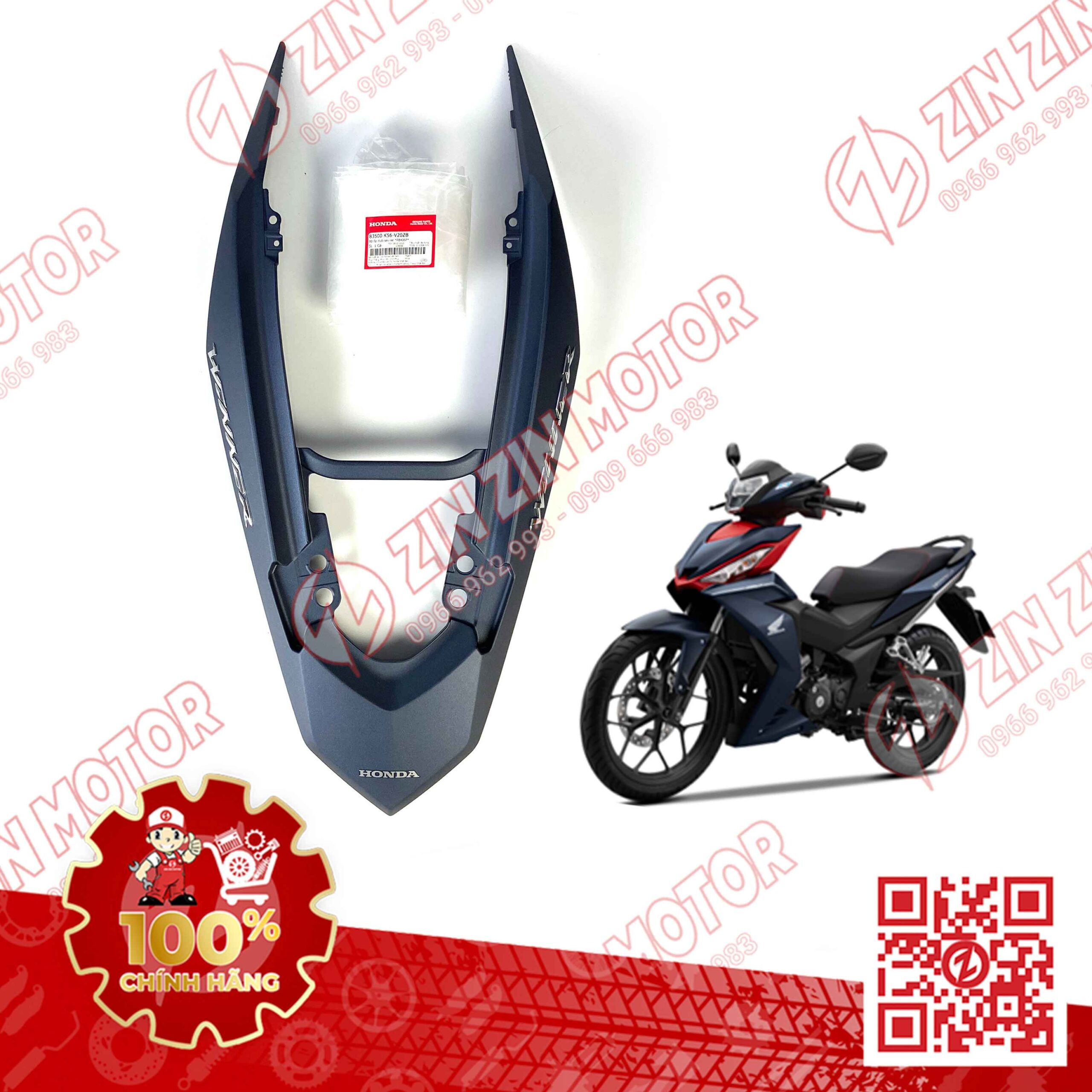 Ốp Đuôi Sau, Ốp Sườn Winner V1 Xanh Nhám 2016