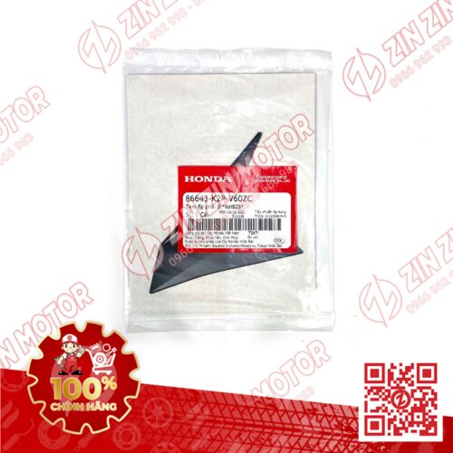 Alternative view of Tem Cánh Yếm Trước Winner X V3 2022+ Phải Miếng Nhỏ Đen Phiên Bản Tiêu Chuẩn