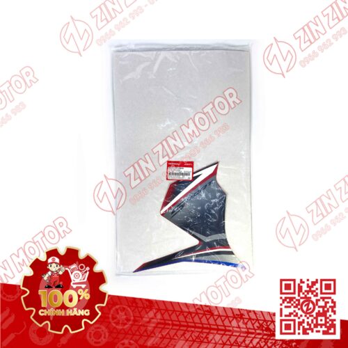 Alternative view of Tem Cánh Yếm Trước Winner X V3 2022+ Phải Miếng Lớn Đỏ Đen Phiên Bản Tiêu Chuẩn