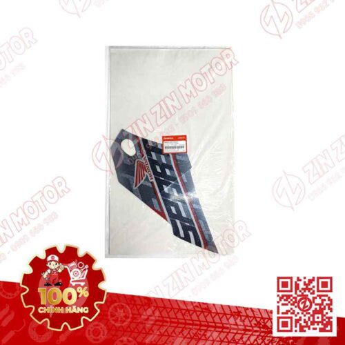 Alternative view of Tem Cánh Yếm Winner X V2 2019+ Phải Miếng Lớn Bạc Đen Đỏ 2020 Phiên Bản Thể Thao