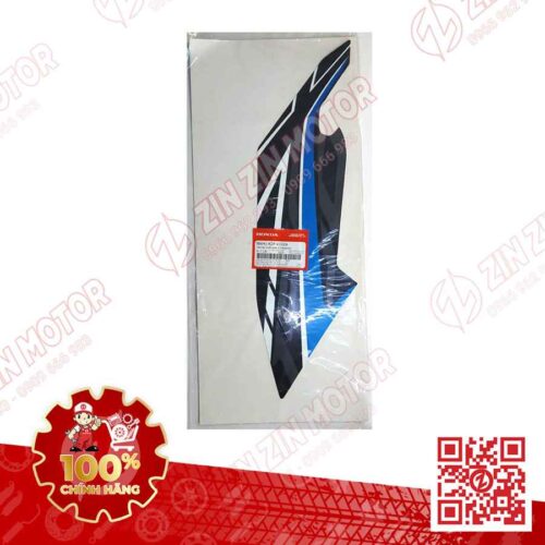 Alternative view of Tem Cánh Yếm Winner X V2 2019+ Phải Miếng Lớn Đen Xanh 2020 Phiên Bản Thể Thao