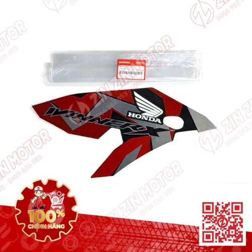 Tem Cánh Yếm Winner X V2 2019+ Phải Miếng Lớn Đỏ Đen Bạc 2020 Phiên Bản Camo