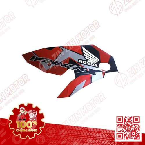 Alternative view of Tem Cánh Yếm Winner X V2 2019+ Phải Miếng Lớn Đỏ Đen Bạc 2020 Phiên Bản Camo