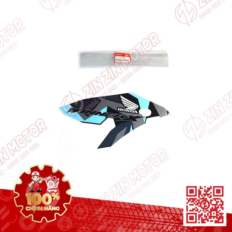 Tem Cánh Yếm Winner X V2 2019+ Phải Miếng Lớn Xanh Đen Bạc 2020 Phiên Bản Camo