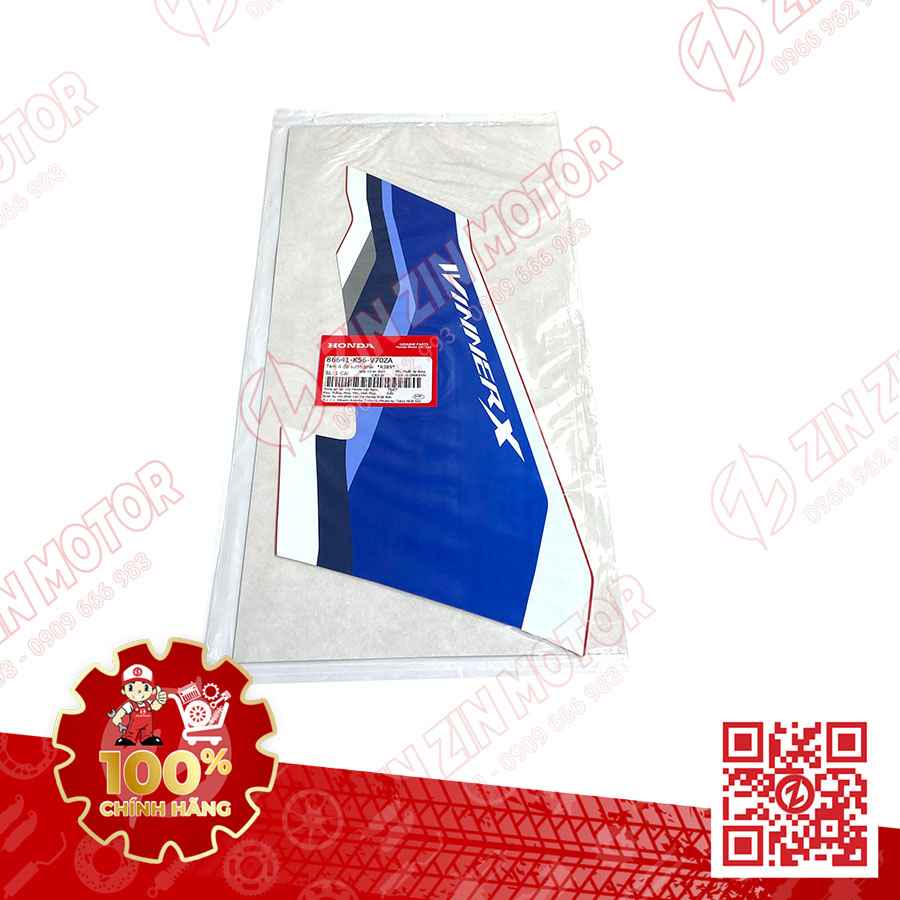 Tem Cánh Yếm Winner X V2 2019+ Phải Phía Trên Đỏ HRC 2020 Phiên Bản Đường Đua