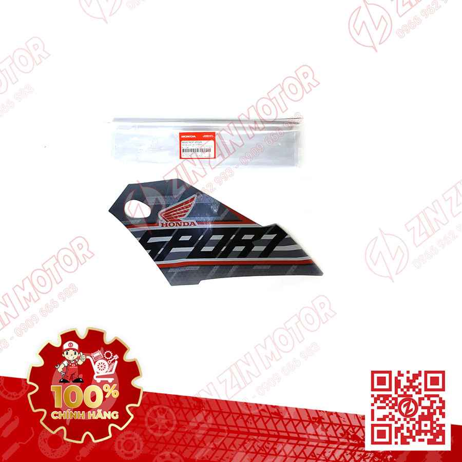 Tem Cánh Yếm Winner X V2 2019+ Trái Miếng Lớn Bạc Đen Đỏ 2020 Phiên Bản Thể Thao
