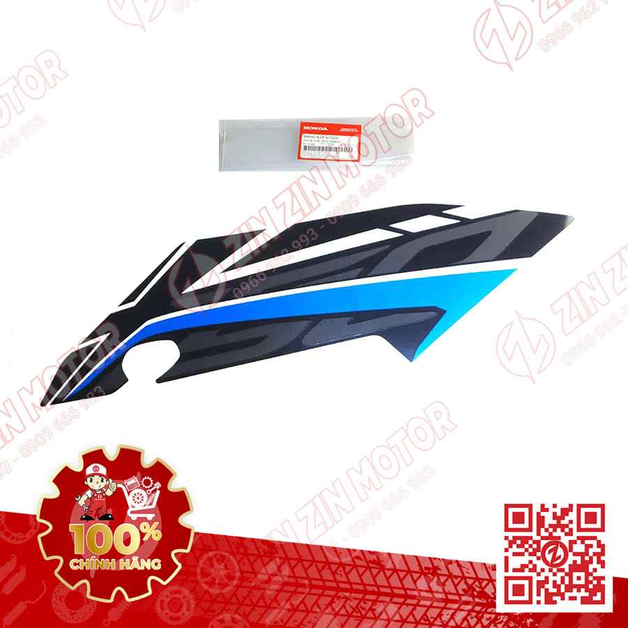 Tem Cánh Yếm Winner X V2 2019+ Trái Miếng Lớn Đen Xanh 2020 Phiên Bản Thể Thao