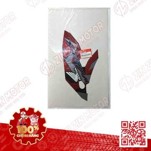 Alternative view of Tem Cánh Yếm Winner X V2 2019+ Trái Miếng Lớn Đỏ Đen Bạc 2020 Phiên Bản Camo
