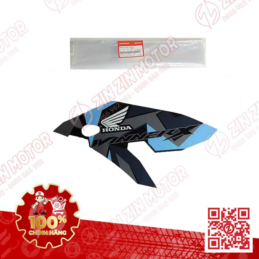 Tem Cánh Yếm Winner X V2 2019+ Trái Miếng Lớn Xanh Đen Bạc 2020 Phiên Bản Camo