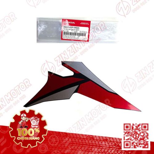 Tem Cánh Yếm Winner X V2 2019+ Phải Miếng Nhỏ Đỏ Đen Bạc 2020 Phiên Bản Camo