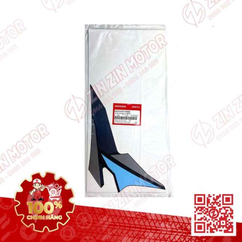 Alternative view of Tem Cánh Yếm Winner X V2 2019+ Phải Miếng Nhỏ Xanh Đen Bạc 2020 Phiên Bản Camo