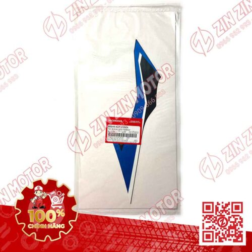 Alternative view of Tem Cánh Yếm Winner X V2 2019+ Trái Miếng Nhỏ Đen Xanh 2020 Phiên Bản Thể Thao