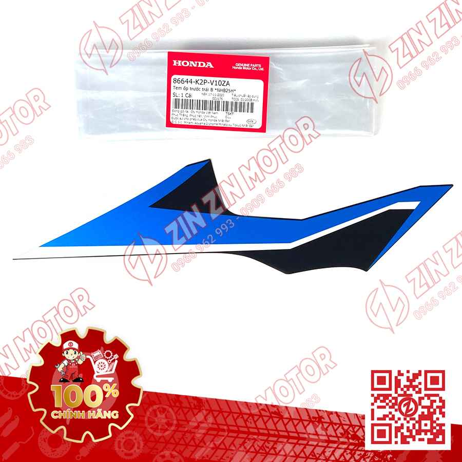 Tem Cánh Yếm Winner X V2 2019+ Trái Miếng Nhỏ Đen Xanh 2020 Phiên Bản Thể Thao