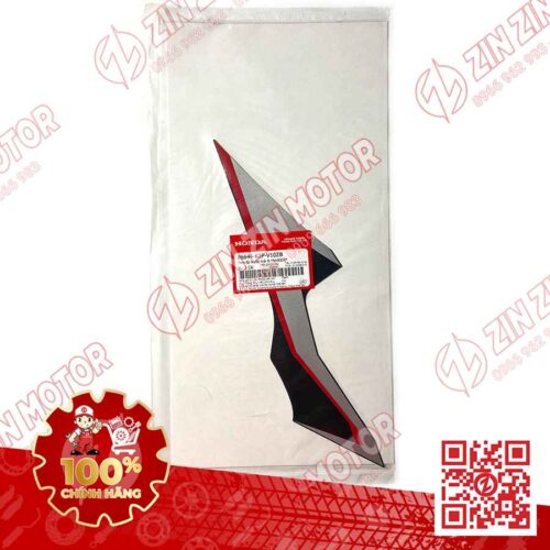 Alternative view of Tem Cánh Yếm Winner X V2 2019+ Trái Miếng Nhỏ Đen Bóng 2020 Phiên Bản Thể Thao