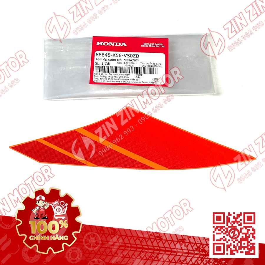 Tem Lườn Giữa Winner X V2 2019+ Trái Đen Cam 2019 Phiên Bản Thể Thao