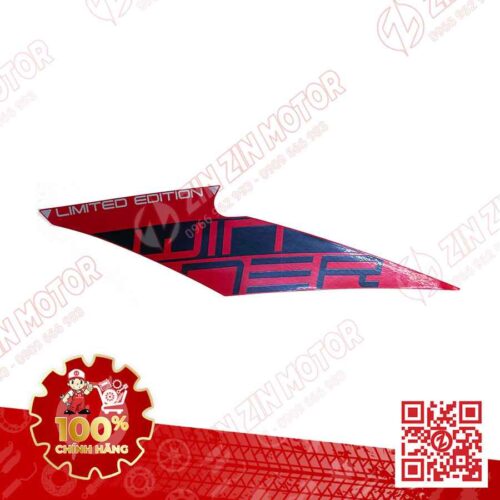 Alternative view of Tem Bụng Sau Winner X V2 2019+ Trái Đen Đỏ Xám 2021 Phiên Bản Giới Hạn