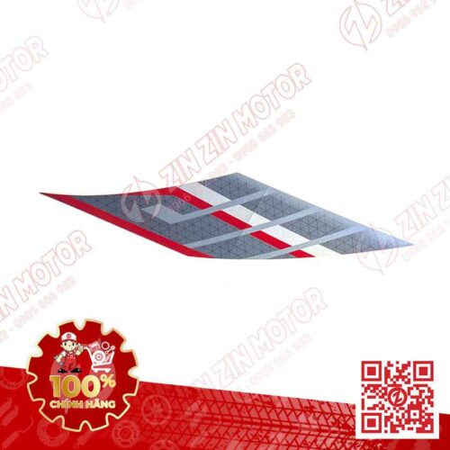 Alternative view of Tem Bụng Sau Winner X V2 2019+ Trái Bạc Đen Đỏ 2020 Phiên Bản Thể Thao