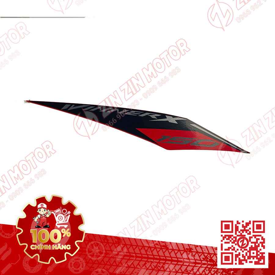 Tem Bụng Sau Winner X V2 2019+ Trái Đỏ Đen 2020 Phiên Bản Thể Thao