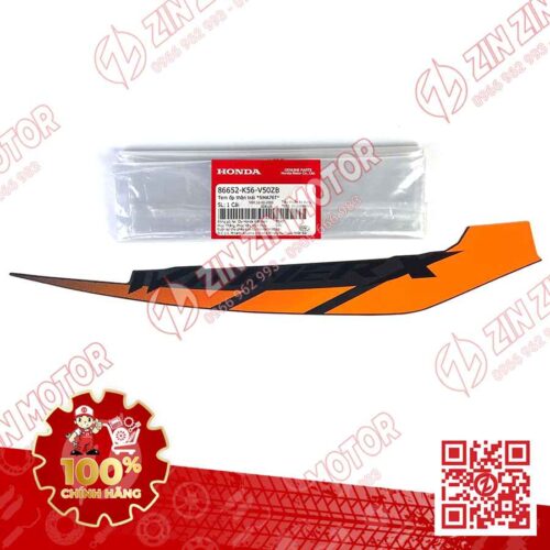 Alternative view of Tem Bụng Sau Winner X V2 2019+ Trái Đen Cam 2019 Phiên Bản Thể Thao