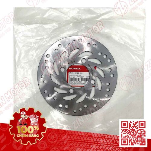 Đĩa Thắng Trước Vario 160 CBS, Click 160 CBS, Vision 2026 45351K44J01 Chính Hãng