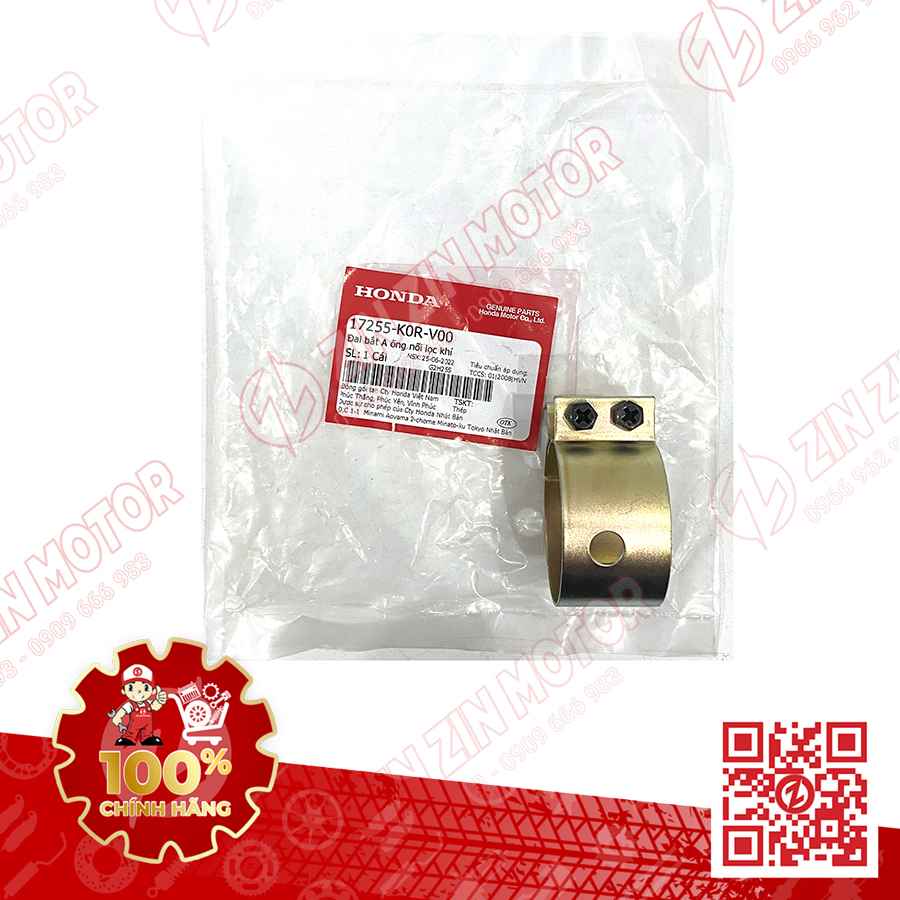 Cổ Dê Co Xăng, Đai Bắt A Ống Nối Lọc Khí Vario 160, Click 160, PCX 160, ADV 160, SH 125/160 2026
