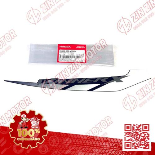 Tem Bụng Sau Winner X V2 2019+ Trái Xanh Bạc Đen 2019 Phiên Bản Thể Thao