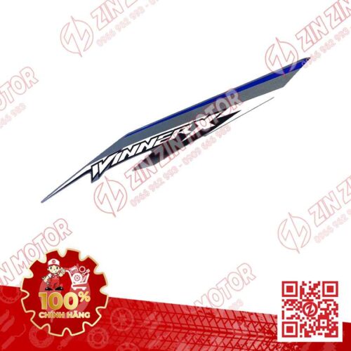 Alternative view of Tem Bụng Sau Winner X V3 2022+ Phải Đen Bạc 2022 Phiên Bản Tiêu Chuẩn