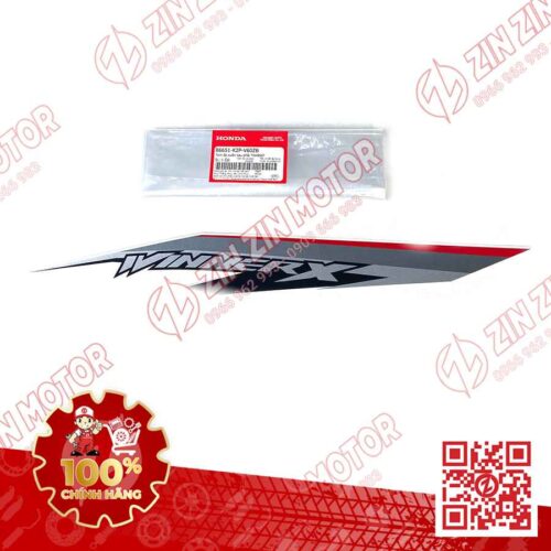 Tem Bụng Sau Winner X V3 2022+ Phải Trắng Đen 2022 Phiên Bản Tiêu Chuẩn