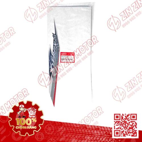 Alternative view of Tem Bụng Sau Winner X V3 2022+ Phải Trắng Đen 2022 Phiên Bản Tiêu Chuẩn