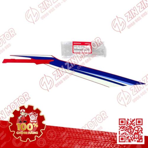 Alternative view of Tem Bụng Sau Winner X V3 2022+ Phải  Đỏ Trắng Đen HRC 2023 Phiên Bản Thể Thao