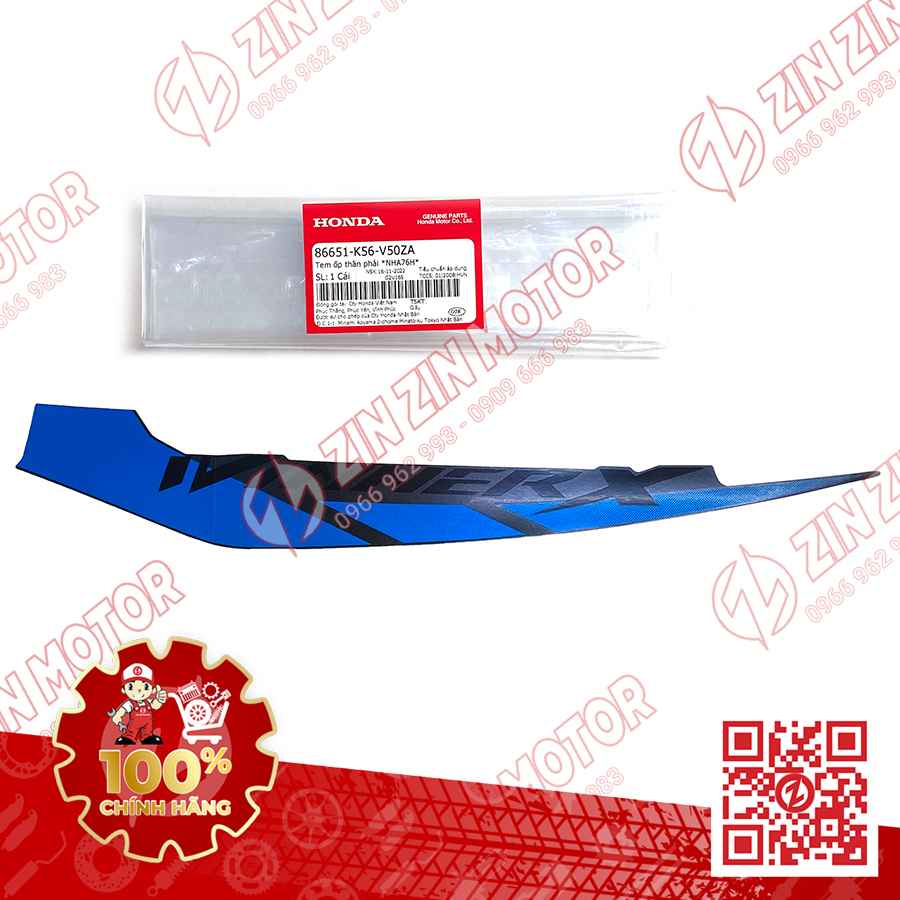 Tem Bụng Sau Winner X V2 2019+ Phải Đen Xanh 2019 Phiên Bản Thể Thao