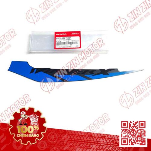 Alternative view of Tem Bụng Sau Winner X V2 2019+ Phải Đen Xanh 2019 Phiên Bản Thể Thao