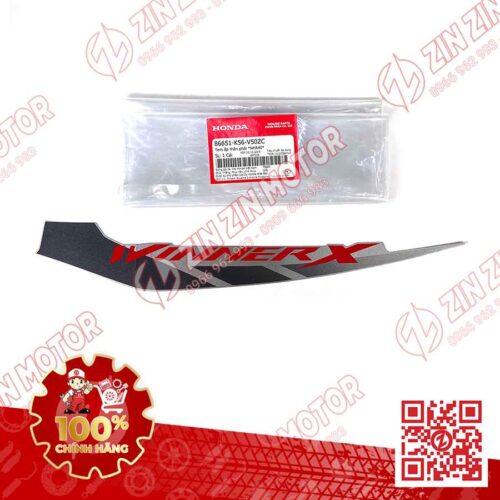 Tem Bụng Sau Winner X V2 2019+ Phải Bạc Đỏ Đen 2019 Phiên Bản Thể Thao